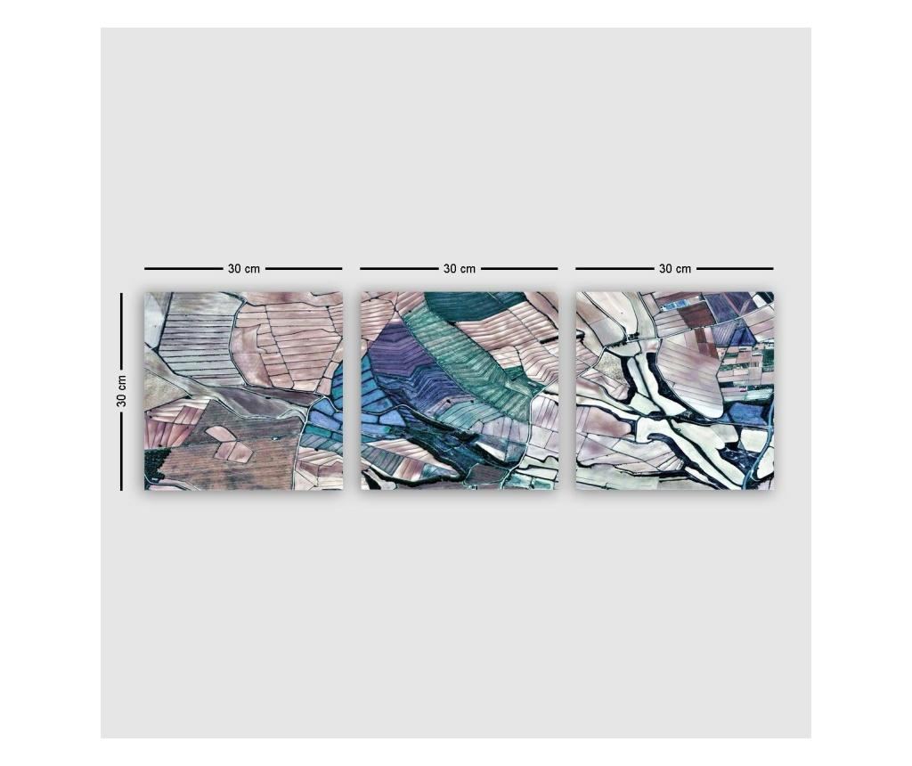 Set 3 slik  30x30 cm - 2