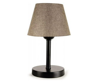 Lampa de masa Insignio, metal, max. 60 W, maro/negru, 35x22x22 cm