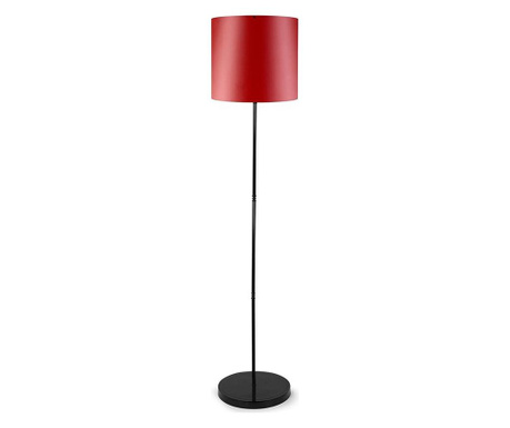 Lampadar Insignio, metal, max. 45 W, rosu/negru, 38x38x150 cm