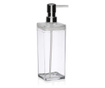 Dispenser sapun lichid Versa, silicon, 7x7x23 cm, transparent