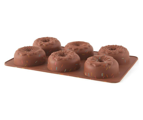 Δίσκος ψησίματος με 6 φόρμες Donuts Baking Time