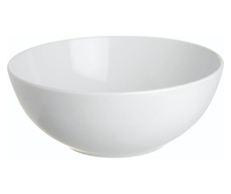 Bol pentru salata Excelsa, Fashion White, ceramica, alb, 15x15x6 cm