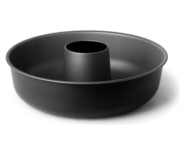 Forma pentru guguluf Excelsa, inox de calitate, negru, 25x25x8 cm