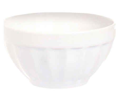 Bol Excelsa, ceramica, alb, 14x14x7 cm