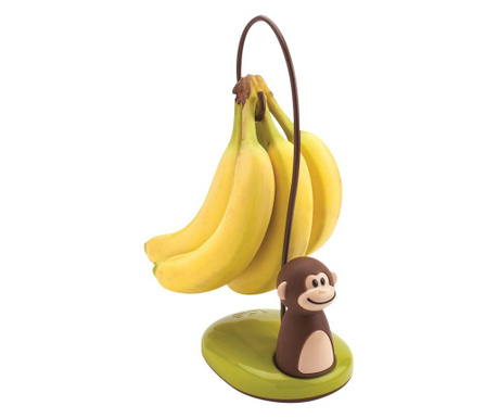 Suport pentru banane Excelsa, ABS, 15x11x30 cm