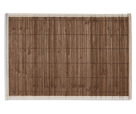 Suport farfurii Excelsa, lemn de bambus, 30x45 cm, gri