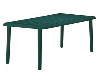 Masa pentru exterior Resol, polipropilena, 180x90x73 cm, verde inchis