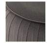 Taburet Ixia, negru, 43x4x42 cm