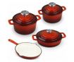 Set Oale Fonta Masiva Xanten Premium Red, Emailate 4 Piese