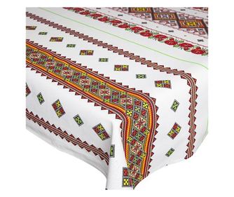 Fata de masa pentru 4 persoane, motiv traditional, bumbac 100%, 150x150 cm, multicolor Sofi 150 x 150