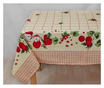 Fata de masa pentru 6 persoane, pears, bumbac 100%, 180x150 cm, multicolor Sofi 180 x 150
