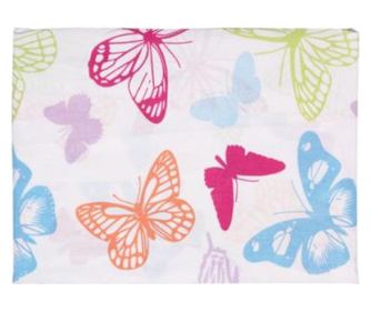 Cearceaf Pat Dbl Cu Elastic 180*200+25cm – St. Casa - 100%bbc - Butterfly