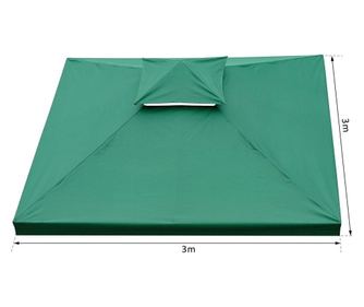 Outsunny Acoperis De Schimb Pentru Gazebo Pentru Gradina Dublu Strat 3x3m