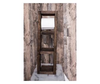 Suport Pentru Role De Hartie Igienica, Sovata, 15.5x14x47 cm, Palisandru