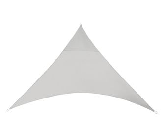 Copertina Parasolar Rezistenta La Apa, 360 X 360 X 360 Cm, Poliester/poliuretan, Triunghiulara, Gri Deschis