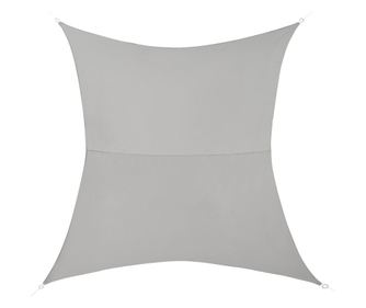 Copertina Sonnensegel Pentru Soare Sau Vant, 3 X 4 M, Poliester/poliuretan, Gri Deschis