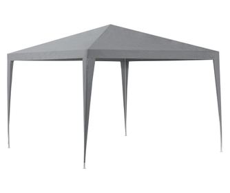 [casa.pro] kerti pavilon fémvázas összecsukható 300x300x255 cm sötétszürke