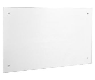 Panou De Perete Bucatarie - Protectie Impotriva Petelor De Grasime Klarglas, Esg, 70 X 50 Cm, Sticla Transparenta