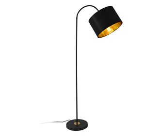 Lampadar Toledo S, 1 X E27, Max 60w, 173 Cm, Metal/tesatura, Negru Lux.pro
