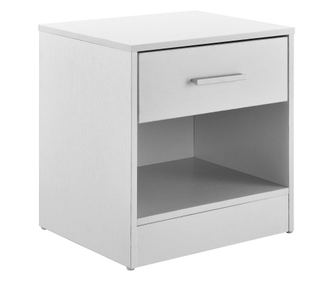 Noptiera Cu Un Sertar - Comoda - Alb