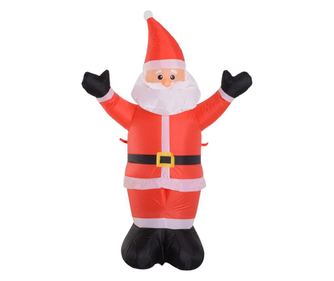 Homcom Mos Craciun Gonflabil Luminos Cu Lumini Led, 80x40x120cm