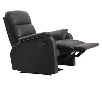 Homcom Ръчно Регулируем Релаксиращ Фотьойл от Изкуствена Кожа, Кафяв, 75x92x99cm Homcom, 77x75x67 cm