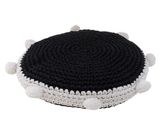 Perna de podea Inart, Black White, alb/negru, 15x45 cm
