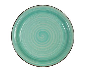 Colors Turquoise Lapos tányér