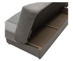 Tiko Grey Kihúzható háromszemélyes kanapé tárolóval