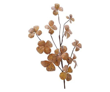 Creanga artificiala, frunze inghetate, 30x70 cm
