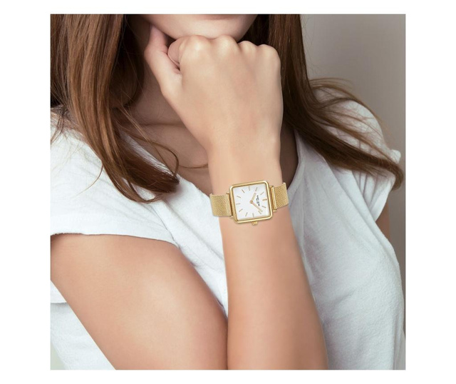 Γυναικείο ρολόι χειρός Kelsey Quartz Yellow Gold