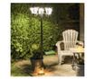 Outsunny Felinar De Gradina Led Energie Solara, Negru, 182.5cm thumbnail 2