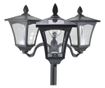 Outsunny Felinar De Gradina Led Energie Solara, Negru, 182.5cm thumbnail 3