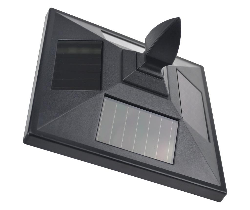 Outsunny Felinar De Gradina Led Energie Solara, Negru, 182.5cm - 4