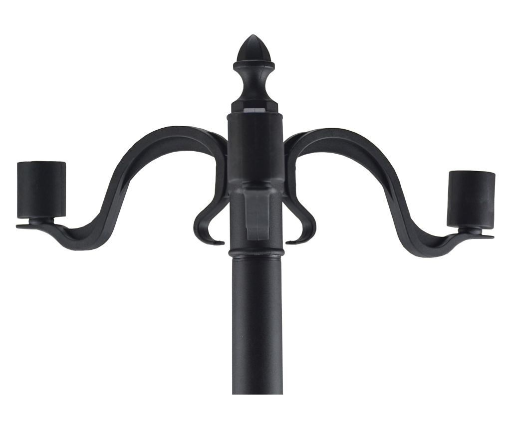 Outsunny Felinar De Gradina Led Energie Solara, Negru, 182.5cm - 10