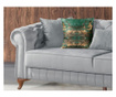 Chesterfield Grey Kihúzható háromszemélyes kanapé