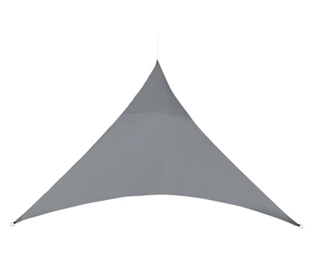 [en.casa] napvitorla árnyékoló háromszög vízlepergető 3m x 3m x 3m sötétszürke