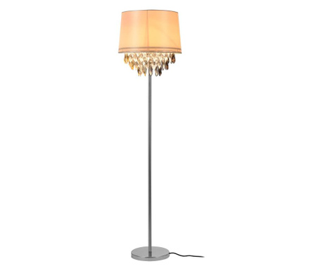 Lampa De Podea Eleganta - Royality 1 X E 27 - 60w - Alb / Crom Lux.pro
