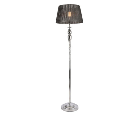 Lampa De Podea Lingen, 151 X 40 Cm, 1 X E27, Max 60w, Metal/tesatura, Crom/gri