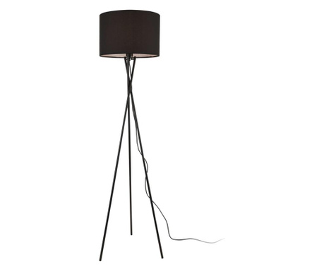 Lampa De Podea Grenoble, 154 Cm, 1 X E27, Max 60w, Metal/textil, Negru