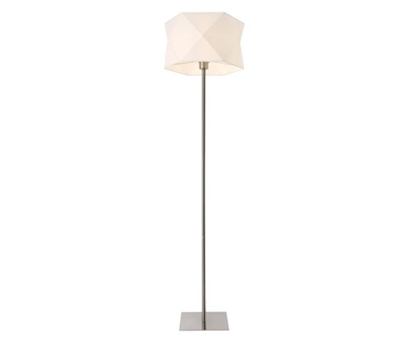 Lampa De Podea Narwa, 152 Cm, 1 X E27, Max 60w, Metal/panza, Crom/alb Casa.pro