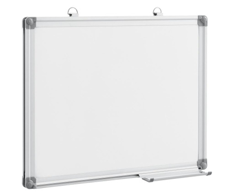 Tabla Magnetica Alba Whiteboard, 60 X 45 Cm, Aluminiu/metal, Alb