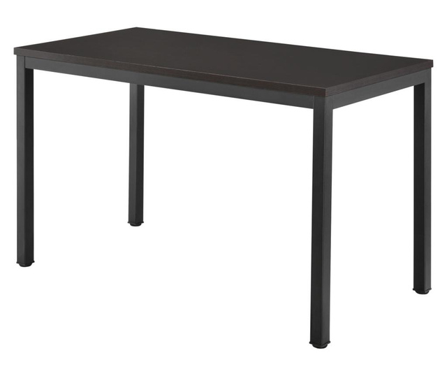 [en.casa] Íróasztal odense, 75 x 120 x 60 cm, fekete/diófa