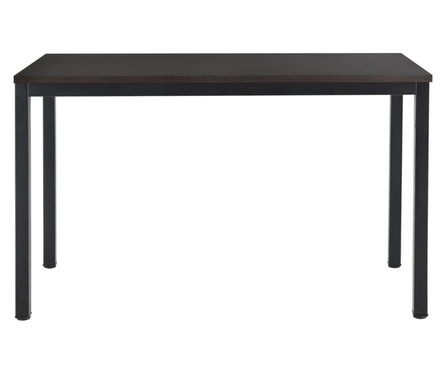 [en.casa] Íróasztal odense, 75 x 120 x 60 cm, fekete/diófa