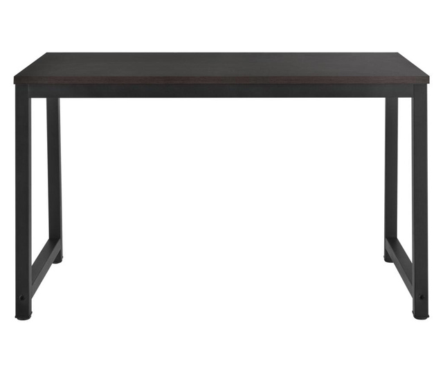 [en.casa] Íróasztal herning,75 x 120 x 60 cm, fekete/diófa