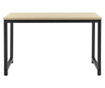 [en.casa] Íróasztal herning,75 x 120 x 60 cm, fekete/tölgyfa