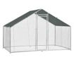 Cotet De Exterior Bird, 3 X 2 X 2 M, Otel/polietilena, Argintiu/verde Inchis