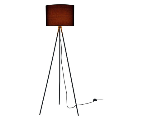 Lampa De Podea Eleganta - Triunghi 1 X E27 - 40w - Negru