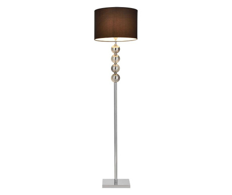 Lampa De Podea Eleganta - Spheridern 1 X E 27 - 60w - Crom /negru Lux.pro