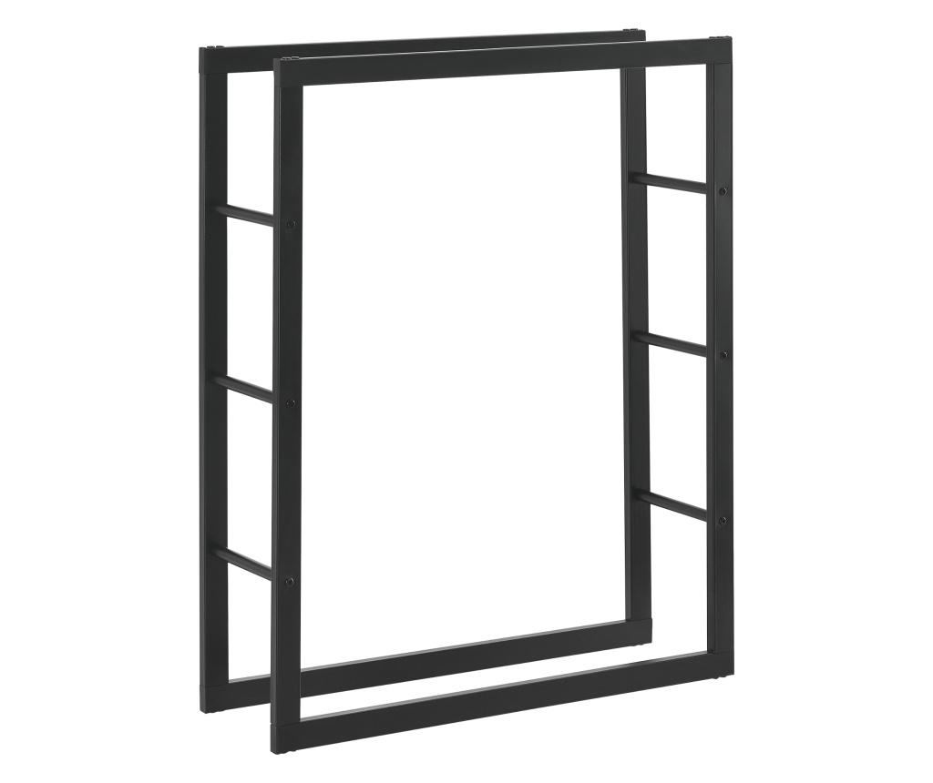 Tűzifa állvány aafr-6663, 80 x 100 x 25 cm [en.casa] - 2